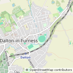 Map of Dalton-in-Furness, Cumbria