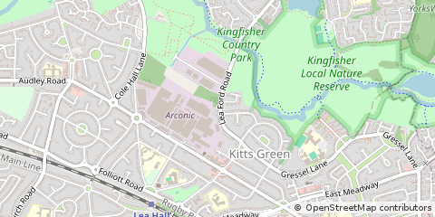 Map of Birmingham