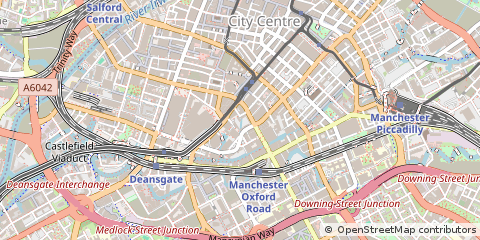 Map of Manchester