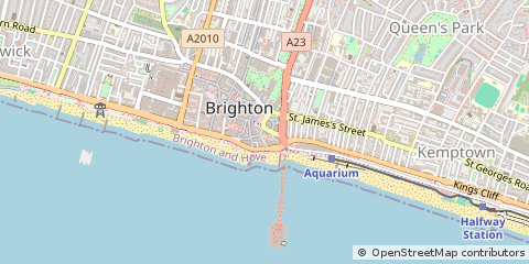 Map of Brighton