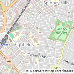 Map of Leicester