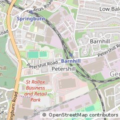 Map of Glasgow, Lanarkshire