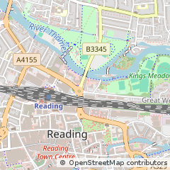 Map of Reading, Berks
