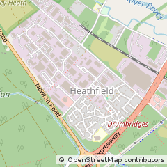 Map of Newton Abbot, Devon