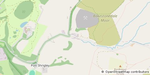 Map of Pott Shrigley, Macclesfield