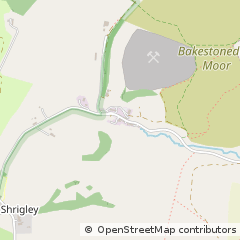 Map of Pott Shrigley, Macclesfield