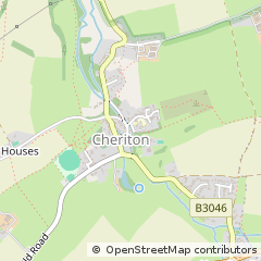 Map of Alresford, Hampshire