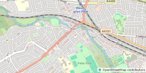 Map of Cardiff
