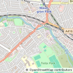 Map of Cardiff