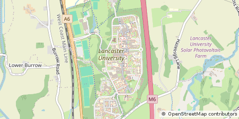 Map of Lancaster, Lancashire
