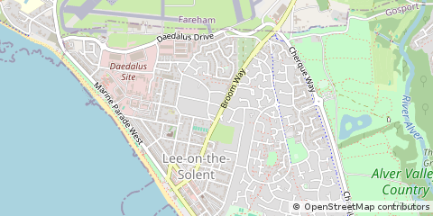 Map of LEE-on-the-Solent