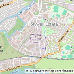 Map of Watford, Hertfordshire