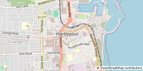 Map of Hartlepool, Cleveland