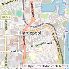 Map of Hartlepool, Cleveland
