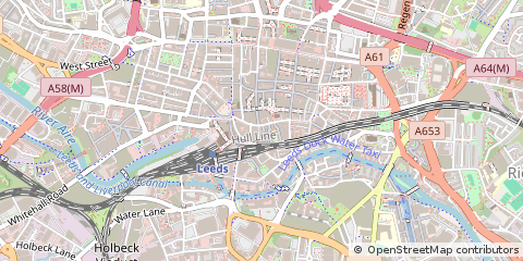 Map of Leeds