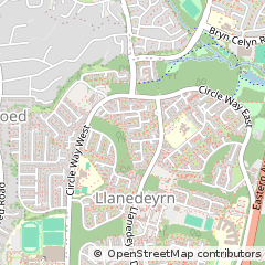 Map of Cardiff