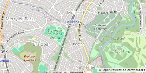 Map of Glasgow