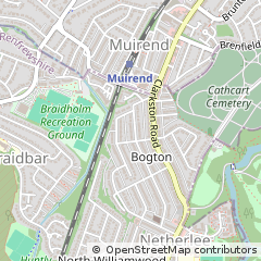 Map of Glasgow
