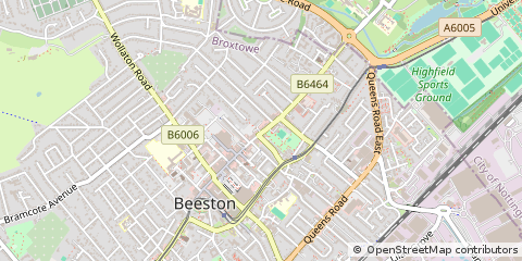 Map of Nottingham