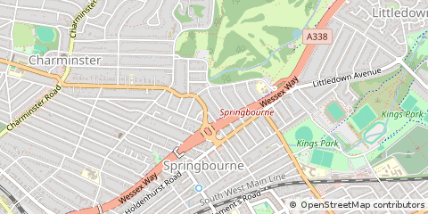 Map of Bournemouth
