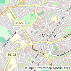 Map of West Yorkshire