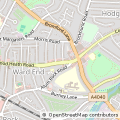 Map of Birmingham