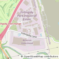 Map of Gateshead, Tyne and Wear