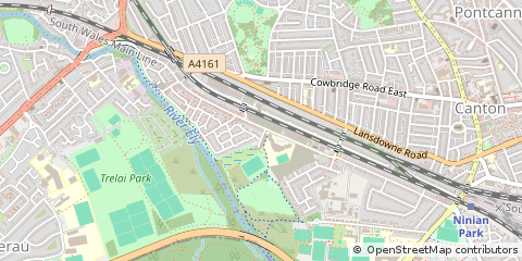 Map of Cardiff