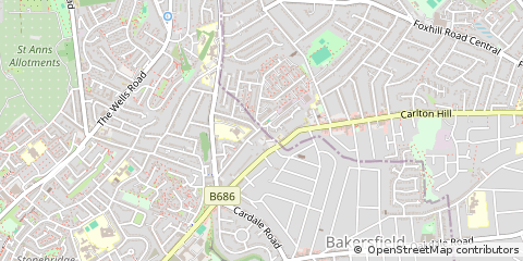 Map of Nottingham
