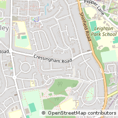 Map of Reading, Berkshire