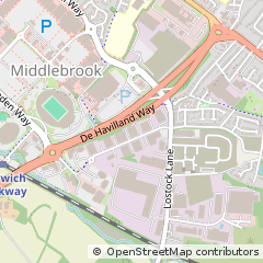 Map of Bolton, Lancashire