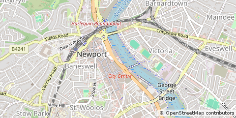 Map of Newport