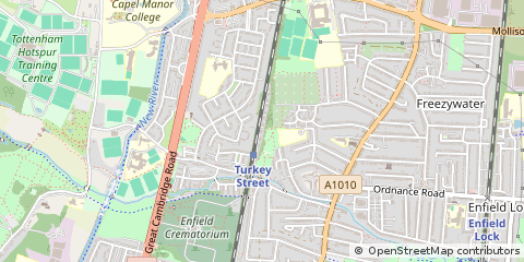 Map of Enfield