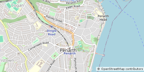 Map of Penarth