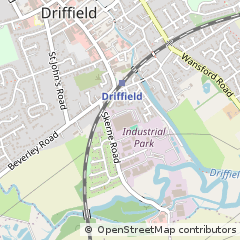 Map of Driffield, East Yorkshire