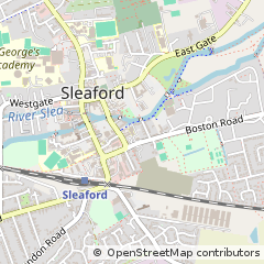 Map of Sleaford, Lincolnshire