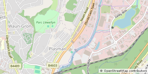Map of Morriston, Swansea