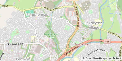 Map of Cardiff