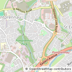 Map of Cardiff