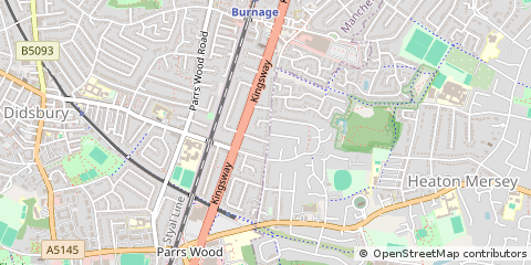 Map of Manchester
