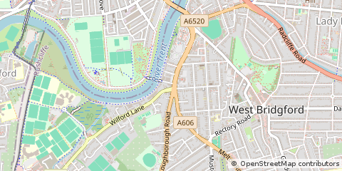Map of Nottingham