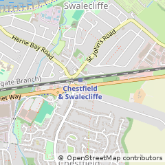 Map of Whitstable, Kent