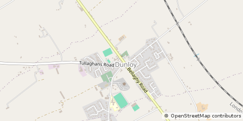 Map of Dunloy, CO. Antrim