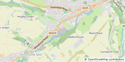 Map of West Yorkshire