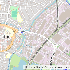 Map of Hoddesdon, Hertfordshire