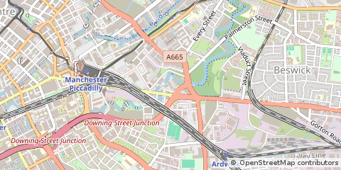 Map of Manchester