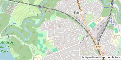 Map of Motherwell