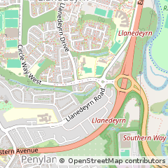 Map of Cardiff