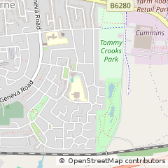 Map of Darlington, County Durham