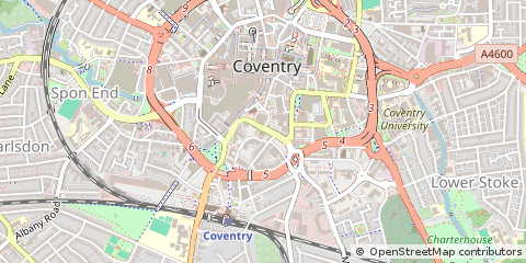 Map of Coventry